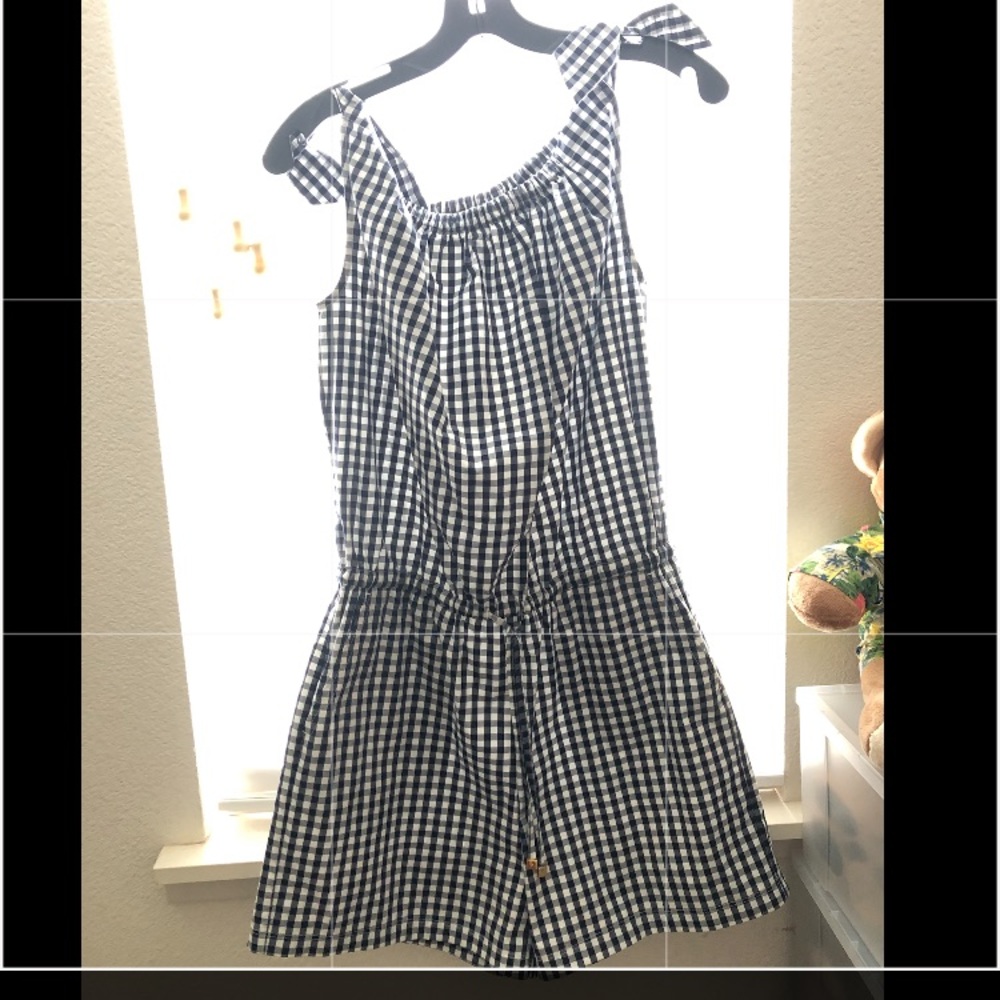 Tory Burch Plaid Romper